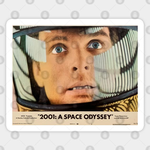 2001: A Space Odyssey Lobby Card #2 Magnet by MovieFunTime